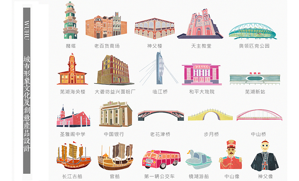 城市形象文化創(chuàng)意產(chǎn)品設(shè)計(jì) 安徽蕪湖 —— 江城靈韻與創(chuàng)新設(shè)計(jì)的融合